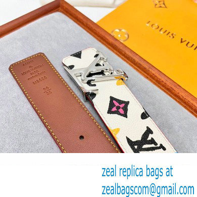 Louis Vuitton Width 4cm LV Tag 40mm Reversible Belt M8586V 04
