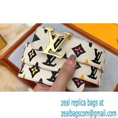 Louis Vuitton Width 4cm LV Tag 40mm Reversible Belt M8586V 05