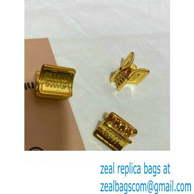 Miu Miu Metal claw clips 5IF144 2024