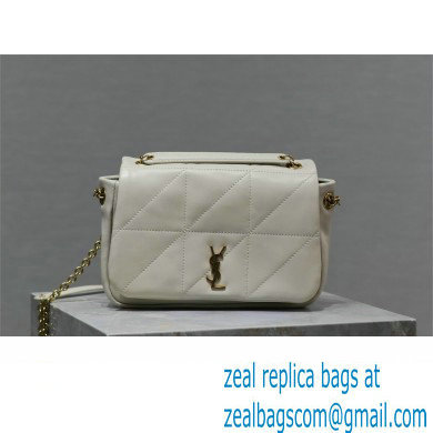 Saint Laurent jamie 4.3 small Bag in lambskin 763475 white(original quality)