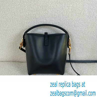 Saint Laurent le 37 mini in shiny leather black(original quality)