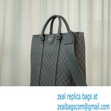 gucci Ophidia medium tote bag in Grey and black GG Supreme Tender canvas 763316 2024