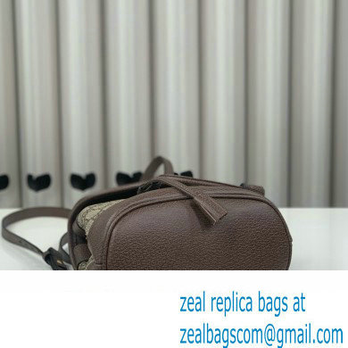 gucci ophidia mini backpack in Beige and ebony GG Supreme canvas 795221 2024