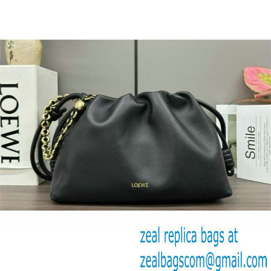 loewe flamenco purse in mellow nappa lambskin 012403 black 2024