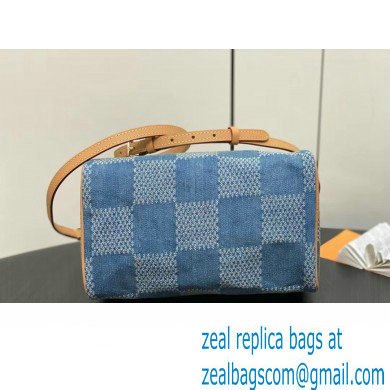 louis vuitton Damier Denim 3D speedy 25 bag 2024