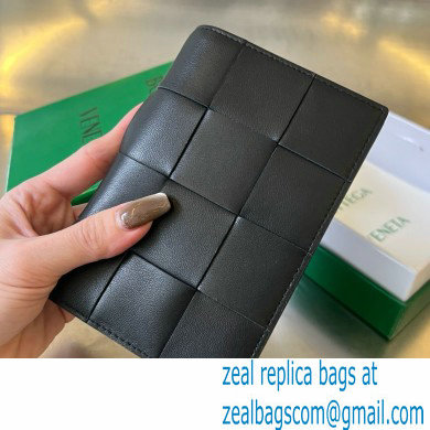 Bottega Veneta Cassette Passport Holder black 2024