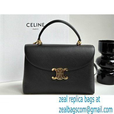 CELINE MEDIUM NINO BAG in SUPPLE CALFSKIN BLACK 2024