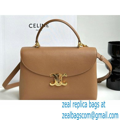 CELINE MEDIUM NINO BAG in SUPPLE CALFSKIN Bronze 2024