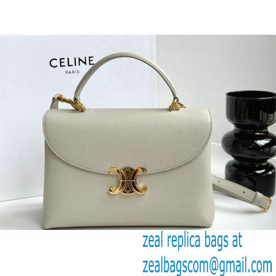 CELINE MEDIUM NINO BAG in SUPPLE CALFSKIN GRAY 2024