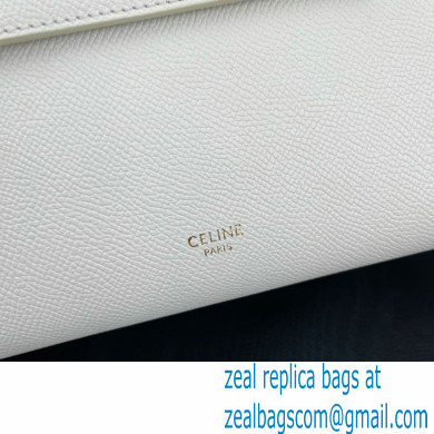 CelineNano Belt bag in grained calfskin white 2024