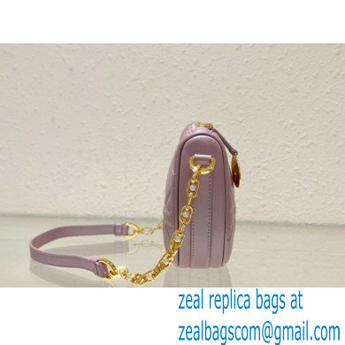 Diorstar Callisto Bag in pink Macrocannage Lambskin 2024