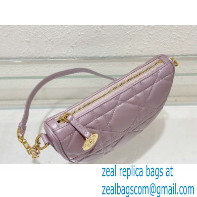 Diorstar Callisto Bag in pink Macrocannage Lambskin 2024