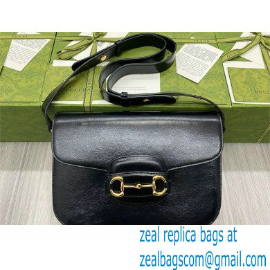 Gucci Horsebit 1955 Small Shoulder Bag IN black LEATHER 602204 2024