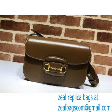 Gucci Horsebit 1955 Small Shoulder Bag IN brown LEATHER 602204 2024