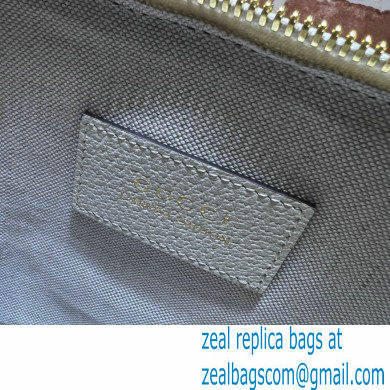 Gucci Horsebit 1955 mini Top Handle bag 677212 Beige/White 2024
