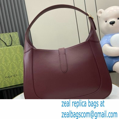 Gucci Jackie medium shoulder bag in burgundy leather 782879 2024
