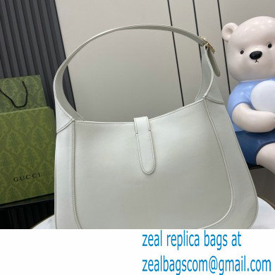 Gucci Jackie medium shoulder bag in white leather 782879 2024