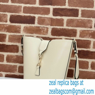 Gucci Medium bucket shoulder bag 782904 leather White 2024