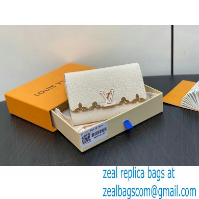 LOUIS VUITTON Capucines Compact Wallet WHITE 2024