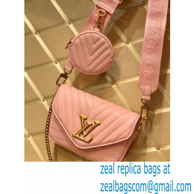 LOUIS VUITTON New Wave Multi-Pochette BAG M22477 Rose Ballerine Pink 2024