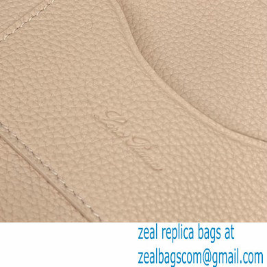 Loro Piana Bale Phone Case in Grained Calfskin Candoglia Marble