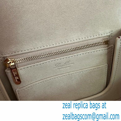 Loro Piana Mini Ghiera bag in Smooth Calfskin Deep Kummel 2024