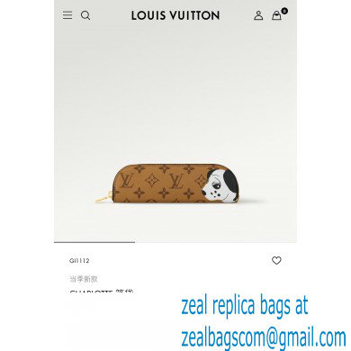 Louis Vuitton Charlotte Pencil Pouch GI1112 2024