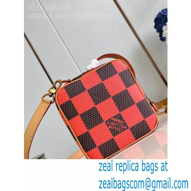 Louis Vuitton Damier Pop canvas Chess Messenger Bag N40548 Orange 2024