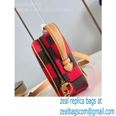 Louis Vuitton Damier Pop canvas Chess Messenger Bag N40561 Red 2024