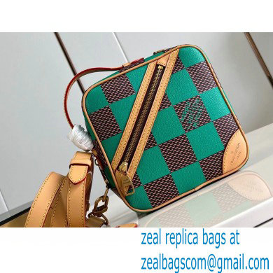Louis Vuitton Damier Pop canvas Chess Messenger Bag N40563 Green 2024