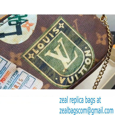 Louis Vuitton Monogram Canvas Mini Pochette Accessoires Bag Flight Mode M58009 2024