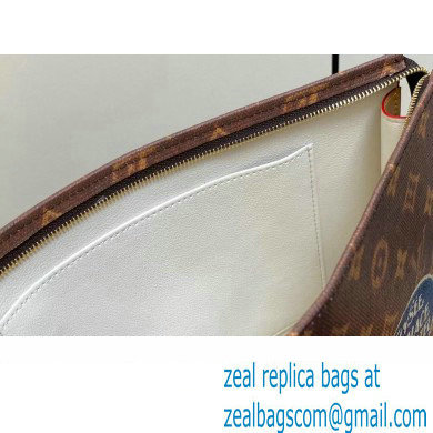 Louis Vuitton Monogram Canvas Toilet Pouch Bag Flight Mode M83487 2024