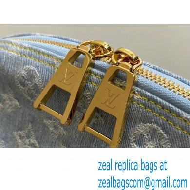 Louis Vuitton Monogram Denim Pochette Cosmetique GM Bag M24317 LV By The Pool Sky Blue 2024