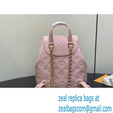 Louis Vuitton Monogram Empreinte leather Backup Backpack Bag M47074 Pink 2024