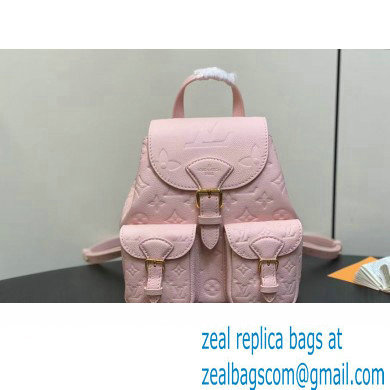 Louis Vuitton Monogram Empreinte leather Backup Backpack Bag M47074 Pink 2024