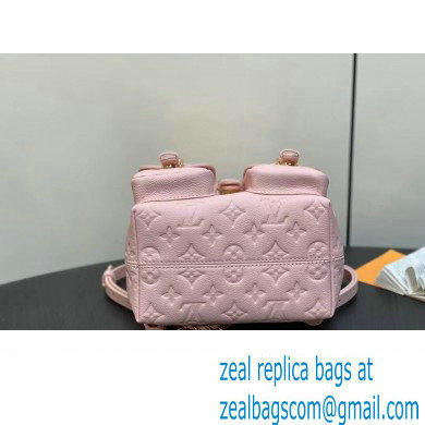 Louis Vuitton Monogram Empreinte leather Backup Backpack Bag M47074 Pink 2024