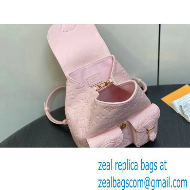 Louis Vuitton Monogram Empreinte leather Backup Backpack Bag M47074 Pink 2024