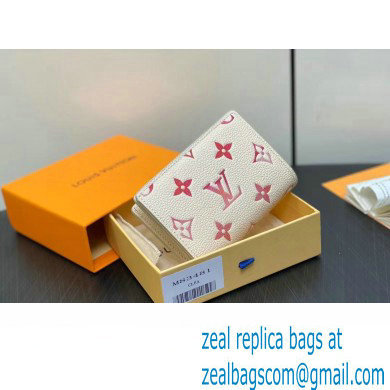 Louis Vuitton Monogram Empreinte leather Clea Wallet M83481 Sunrise Aquarelle 2024
