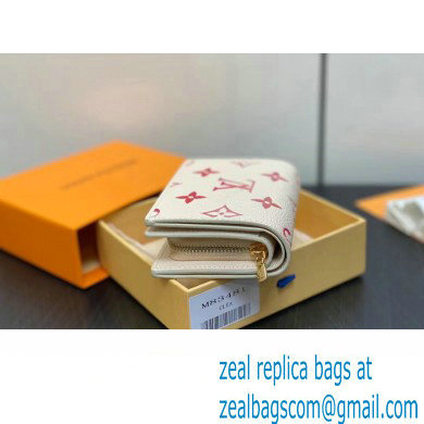 Louis Vuitton Monogram Empreinte leather Clea Wallet M83481 Sunrise Aquarelle 2024