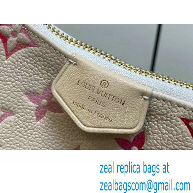 Louis Vuitton Monogram Empreinte leather Easy Pouch On Strap Bag M83448 Sunrise Aquarelle 2024