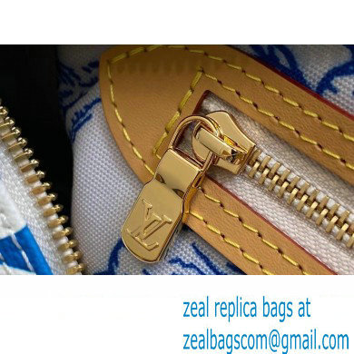 Louis Vuitton Monogram Tiles canvas Speedy Bandouliere 25 Bag M11264 LV By The Pool Lagoon Blue 2024