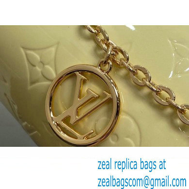 Louis Vuitton Monogram Vernis leather Nano Speedy Bag New LV Remix Chic and Yellow 2024