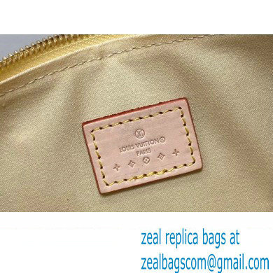 Louis Vuitton Monogram Vernis leather Nano Speedy Bag New LV Remix Chic and Yellow 2024