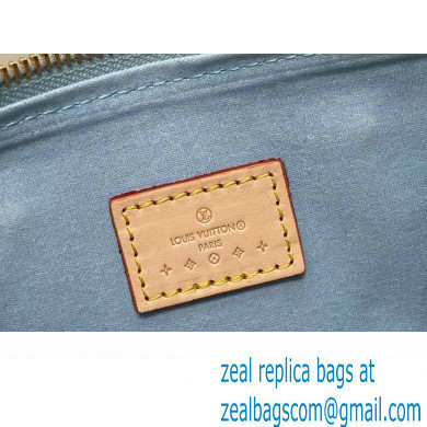 Louis Vuitton Monogram Vernis leather Nano Speedy Bag New LV Remix M83000 Sky Blue 2024