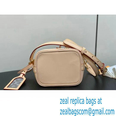 Louis Vuitton Monogram jacquard fabric Nano Noe Bag M83453 Multicolor Beige 2024