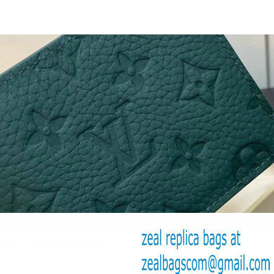 Louis Vuitton Taurillon Monogram leather Multiple Wallet M83055 Forest Green 2024