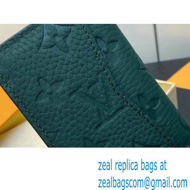 Louis Vuitton Taurillon Monogram leather Pocket Organizer Wallet M83067 Forest Green 2024