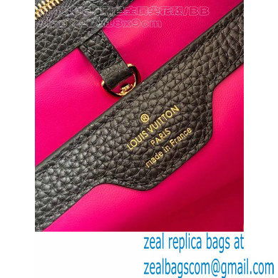 Louis Vuitton Taurillon leather Capucines BB Bag M24698 Black 2024