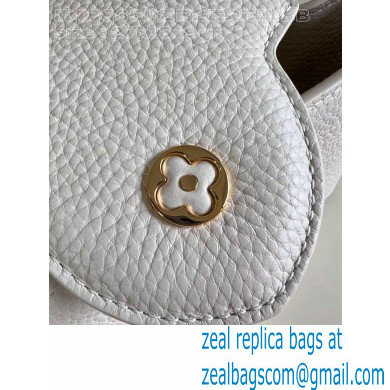Louis Vuitton Taurillon leather Capucines BB Bag M24698 Quartz White 2024