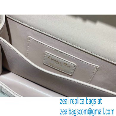 Mini Dior Ange Bag in nude Macrocannage Calfskin 2024